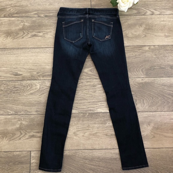 EXPRESS ankle low rise light distressed jeans size 2 - Picture 3 of 6